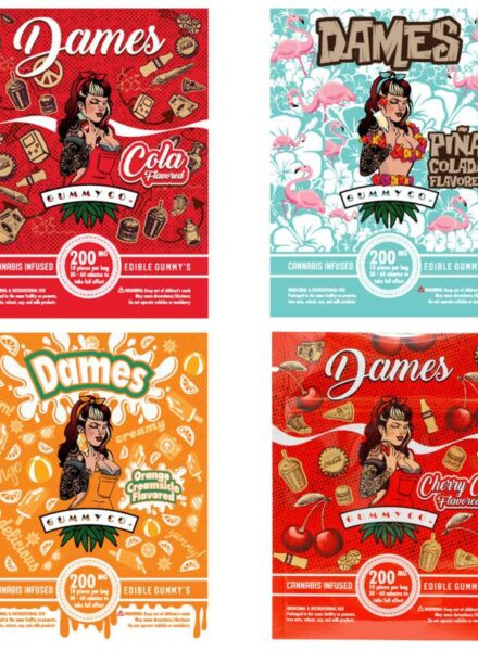 Dames SOUR Party Flavoured Gummies (200mg)